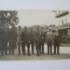 Foto originala cu vizita generalului francez Henri Gouraud la Calimanesti 1930