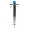 Plantator manual rasaduri, cu 2 manere, semanatoare INOX, rosii, vinete castraveti, ardei ( plantezi din picioare), surubelnita reglaj inclusa, Micul Fermier