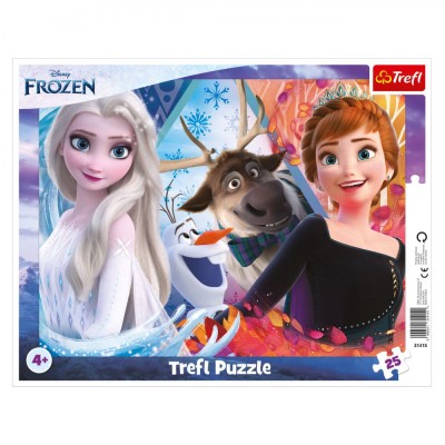 Puzzle Trefl, Frozen 2, 25 Piese, Multicolor foto