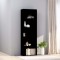 Gossi biblioteca cu 5 rafturi, negru, 60x30x189 cm, lemn prelucrat