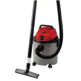 Aspirator umed/uscat Einhell TH-VC 1815, 1250 W, putere aspiratie 18 kPa, conector suflare aer, furtun 150 cm, suport accesorii, rezervor 15 L