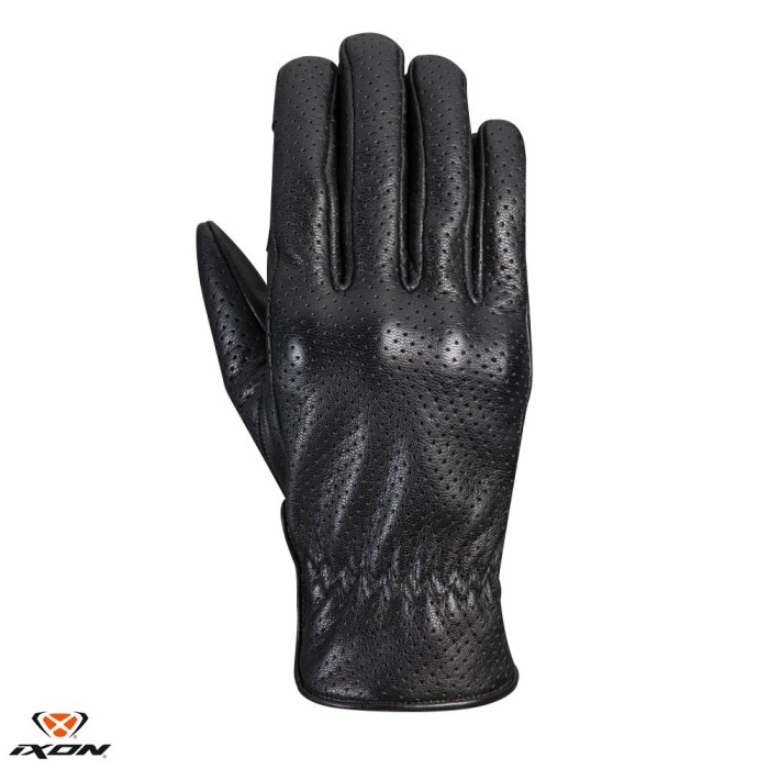 Manusi barbati pentru scuter - motocicleta Urban/heritage vara piele Ixon model RS Nizo Air MS culoare: negru &ndash; degete tactile M (8/9)