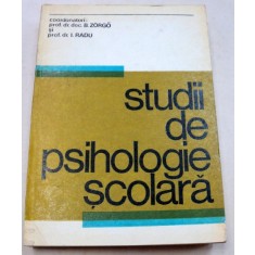 STUDII DE PSIHOLOGIE SCOLARA-B. ZORGO , I. RADU 1979