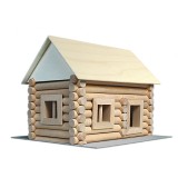 Set constructie arhitectura Vario Suitcase, 72 piese din lemn, Walachia