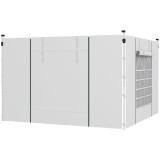 Outsunny Panouri Laterale pentru Foisor cu Ferestre și Uși 3x3(m) sau 3x6m 2 Perechi Inlocuire Alb | Aosom Romania