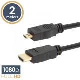 Cablu micro HDMI 2m conectoare placate cu aur delight