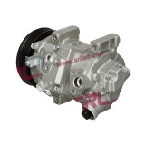 Compresor aer conditionat Toyota Auris, 2007-2012, motorizare 1.6, 91kw/97kw, 1.8, 108kw, benzina, rola curea 120 mm, 6 caneluri, de tip Denso: 6SEU1