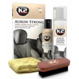 Kit curatare si intretinere piele Auron Strong K2 Garage AutoRide