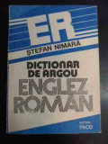Dictionar De Argou Englez Roman - Stefan Nimara ,545257