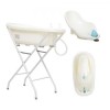 Set Cădiță Bebe 3 &icirc;n 1 Cangaroo Bubble Bleu: Suport Anatomic, Metalic, Termometru Inclus, 0 luni+
