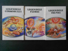 LEGENDELE ROMANILOR 3 volume - LEGENDELE FAUNEI * FLOREI * COSMOSULUI foto