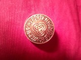 Insigna Turistica veche Bulgaria - Complex Albena , metal , d=1,8cm