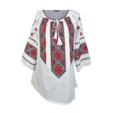 Bluza dama tip ie 024, alb/negru , marimea M