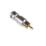 Mufa RCA tata metal HQ 1buc de inalta performanta WTY0063, Oem