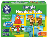 Cumpara ieftin Joc educativ Jungla JUNGLE HEADS &amp; TAILS, orchard toys