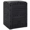 VidaXL Compostor de grădină, negru, 280 L, polipropilenă