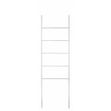 Scara decorativa fier alb 51 x 170 cm