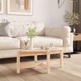 Masuta cafea Gossi lemn masiv pin 87x48x35 cm blat lemn, structura lemn