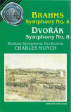 Caseta Brahms / Dvoř&aacute;k-Boston Symphony Orchestra&lrm;&ndash;Symphony No. 4 / Symphony No.8, Casete audio