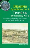 Caseta Brahms / Dvoř&aacute;k-Boston Symphony Orchestra&lrm;&ndash;Symphony No. 4 / Symphony No.8, Casete audio