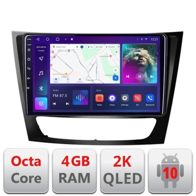 Navigatie Mercedes W211 W219 C-090 Android Octa Core Ecran 2K QLED GPS 4G 4+32GB 360 KIT-090+EDT-E409-2K CarStore Technology foto