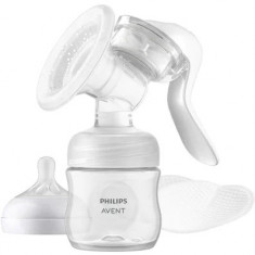 Pompa de san manuala cu biberon pentru hranire naturala Philips Avent SCF430/10