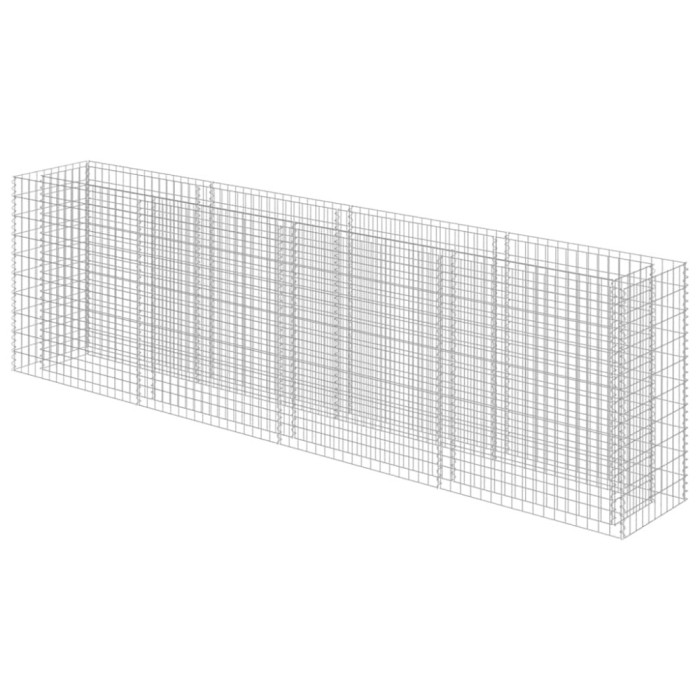 Strat inaltat gabion, 360 x 50 x 100 cm, otel galvanizat