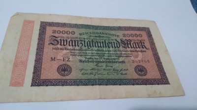 20000 MARK 1923 foto