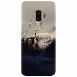 Husa silicon pentru Samsung S9 Plus, 3D Hand Ocean Render