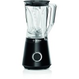 Blender Bosch VitaPower Serie 4 MMB6141B, 1200 W, 1.5 L, Lame inox, 2 viteze+ Funcție Pulse, Negru