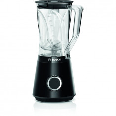 Blender Bosch VitaPower Serie 4 MMB6141B, 1200 W, 1.5 L, Lame inox, 2 viteze+ Funcție Pulse, Negru