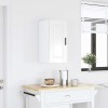 VidaXL Dulap de bucatarie &quot;Porto&quot; din lemn prelucrat alb lucios 854019