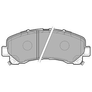 Set placute frana,frana disc KIA CARENS II (FJ) (2002 - 2006) KRIEGER 0950006520 foto