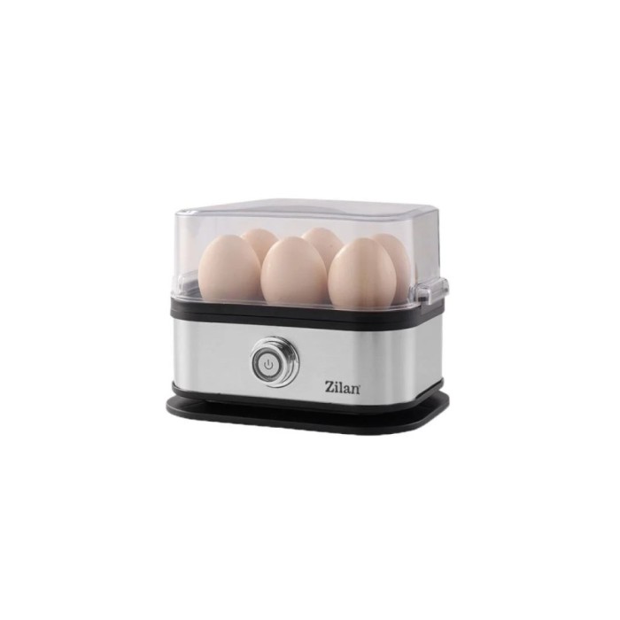 Fierbator de oua Zilan ZLN4109 din inox, Capacitate 6 oua, Functionare automata, Oprire automata, Indicator LED, 200W