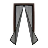 Plasa Usa cu Inchidere Magnetica Magic Mesh pentru Tantari, Muste sau Alte Insecte, Dimensiuni 210x105cm