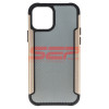 Husa iPhone 12 Pro, TPU+PC Carbon Fiber, Gold