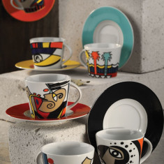 Set de cafea Kutahya Porselen, TL12KT4208739, 12 piese, portelan
