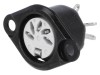 Conector DIN 5 Pini 180&deg; Mama DELTRON pentru Lipire Argintat 2A 34V