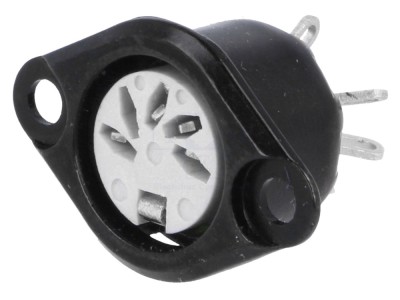 Conector DIN 5 pini 180&amp;deg; lipire foto