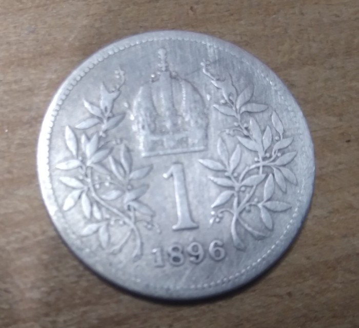 AUT AustroUngaria argint Austria 1 korona 1896