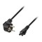 Cablu alimentare notebook/laptop 1.2m 10A Schuko tata 90 la