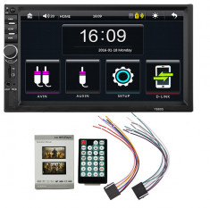 Navigatie MP5 Player Auto Universal, Camera de Marsarier, Bluetooth, Touchscreen foto