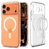 Husa MagSafe pentru Apple iPhone 17 Pro Max, Spigen, Ultra Hybrid, Alba Satinata