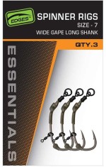 Carlige Legate Fox Edges Spinner Rig, Nr.7, 3buc/pac