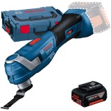 Bosch GOP 18V-34 + GBA - Multicutter valiza speciala + Acumulator Li-Ion 18 V 5 Ah