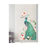 Cumpara ieftin Sticker Perete Autocolant Paun 70x39cm - 99360