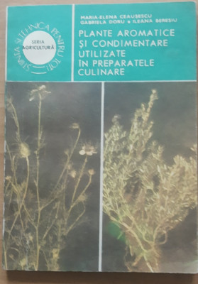 PLANTE AROMATICE SI CONDIMENTARE UTILIZATE IN PREPARATE CULINARE, 1989 foto