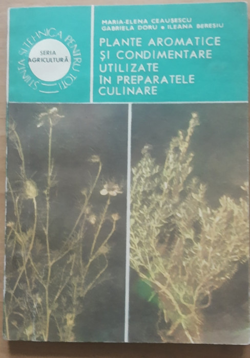 PLANTE AROMATICE SI CONDIMENTARE UTILIZATE IN PREPARATE CULINARE, 1989