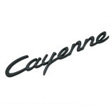 Emblema Cayenne spate portbagaj Porsche,Negru lucios