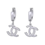 Cercei EFB tip Channel culoare aurie cu pietricele stantat cu cod. 5925